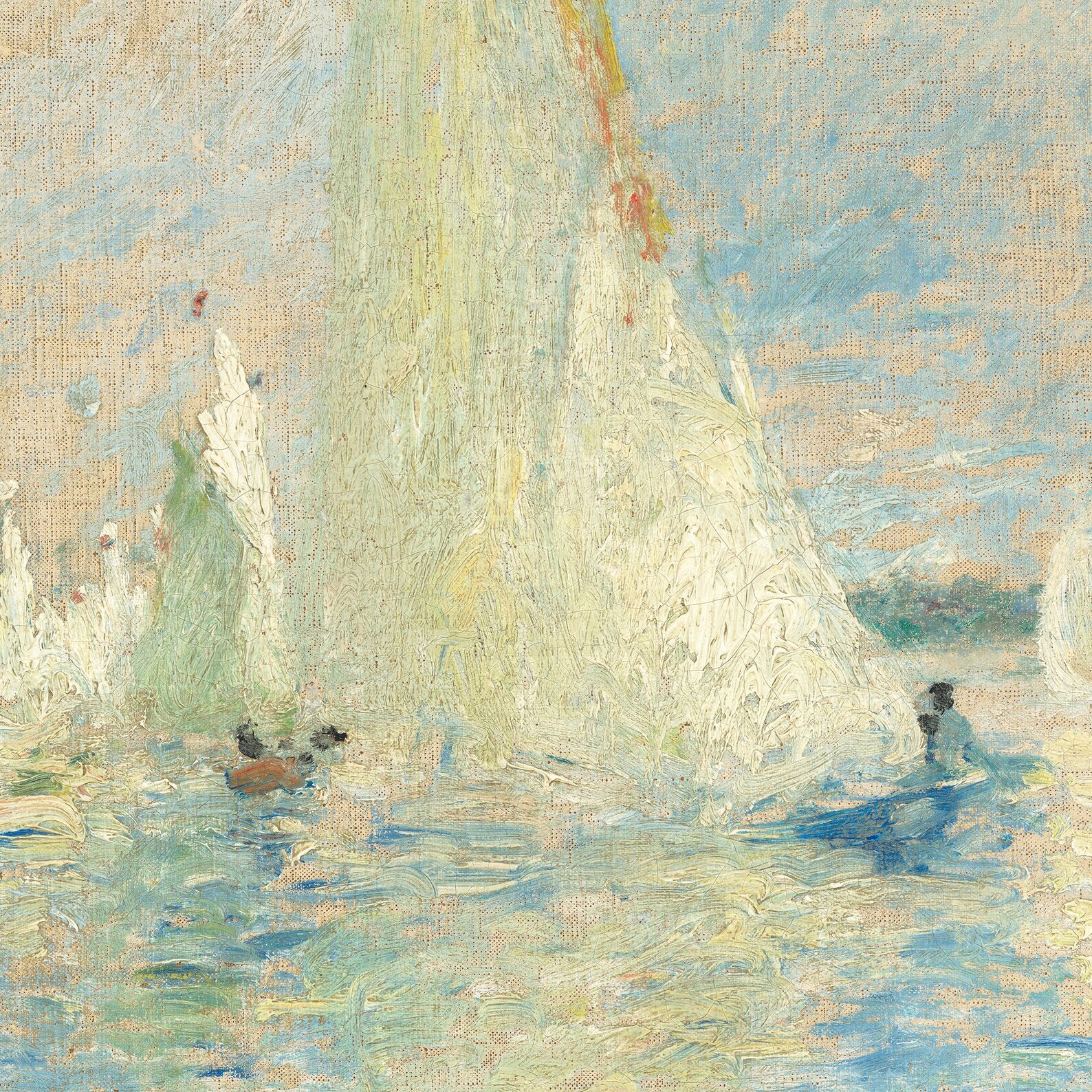 Impressionist Sailboat Painting French Impressionist Etsy