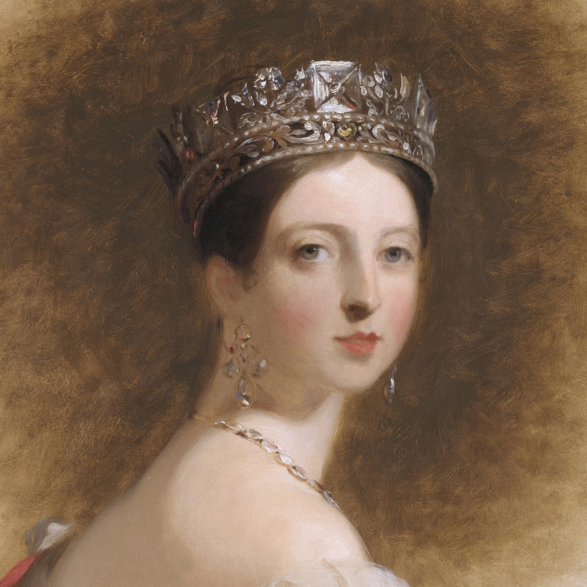 Vintage Royal Portrait Queen Victoria Portrait Painting | Etsy