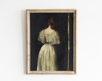 Gemälde Frau | Viktorianisches Portrait | Vintage Frauenportrait | Frau Portrait Malerei | Vintage Drucke | Alte Portraits | DRUCKBARE Kunst #84