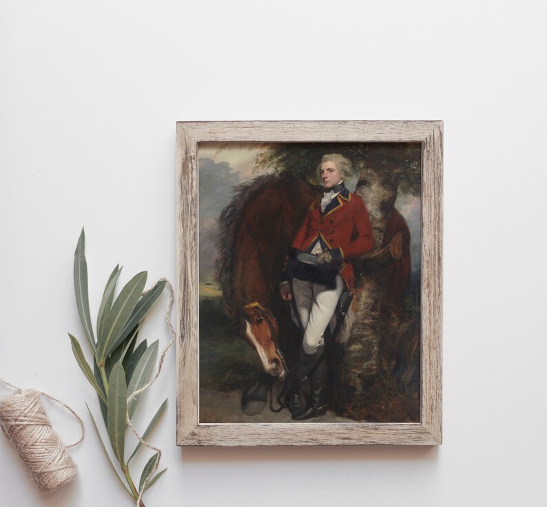 Vintage Equestrian Print | Antique English Horse Oil Painting | Vintage ...