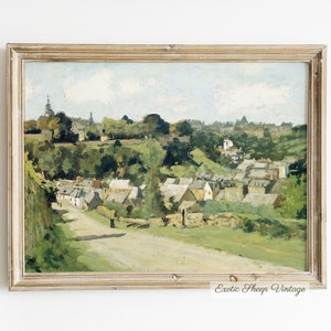 Farmhouse Decor | Country Landscape Painting | French Country Art | French Country House Wall Art | Landscape Painting | PRINTABLE Art #192