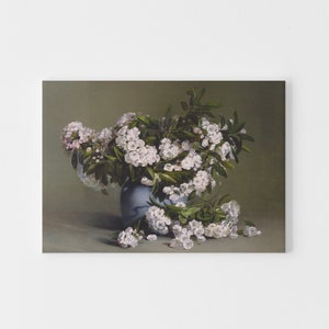 Floral Print | Laurel Painting | Victorian Flower Painting | Vintage Floral Still Life Print | Rustic European | PRINTABLE Art #169