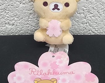 San X Rilakkuma Plush Dangler New With Tag Promo 3"