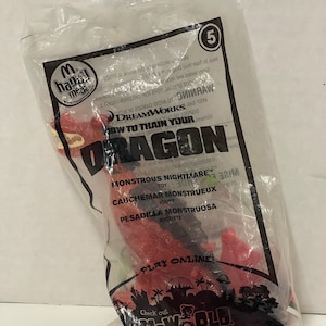 How to train your dragon monstrous nightmare McDonald’s toy in package