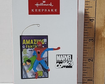 Hallmark Keepsake Spiderman Amazing Fantasy 15 60th Anniversary Ornament Brand New In Box