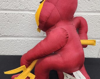 Vintage ASU Sun Devils Mascot Sparky Stuffins Plush With Tag 13