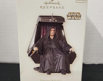 Hallmark Keepsake Ornament Star Wars ROTJ Emperor Palpatine Brand New In Box