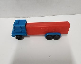 Vintage PEZ Truck Red Blue Pez Candy Dispenser - Etsy