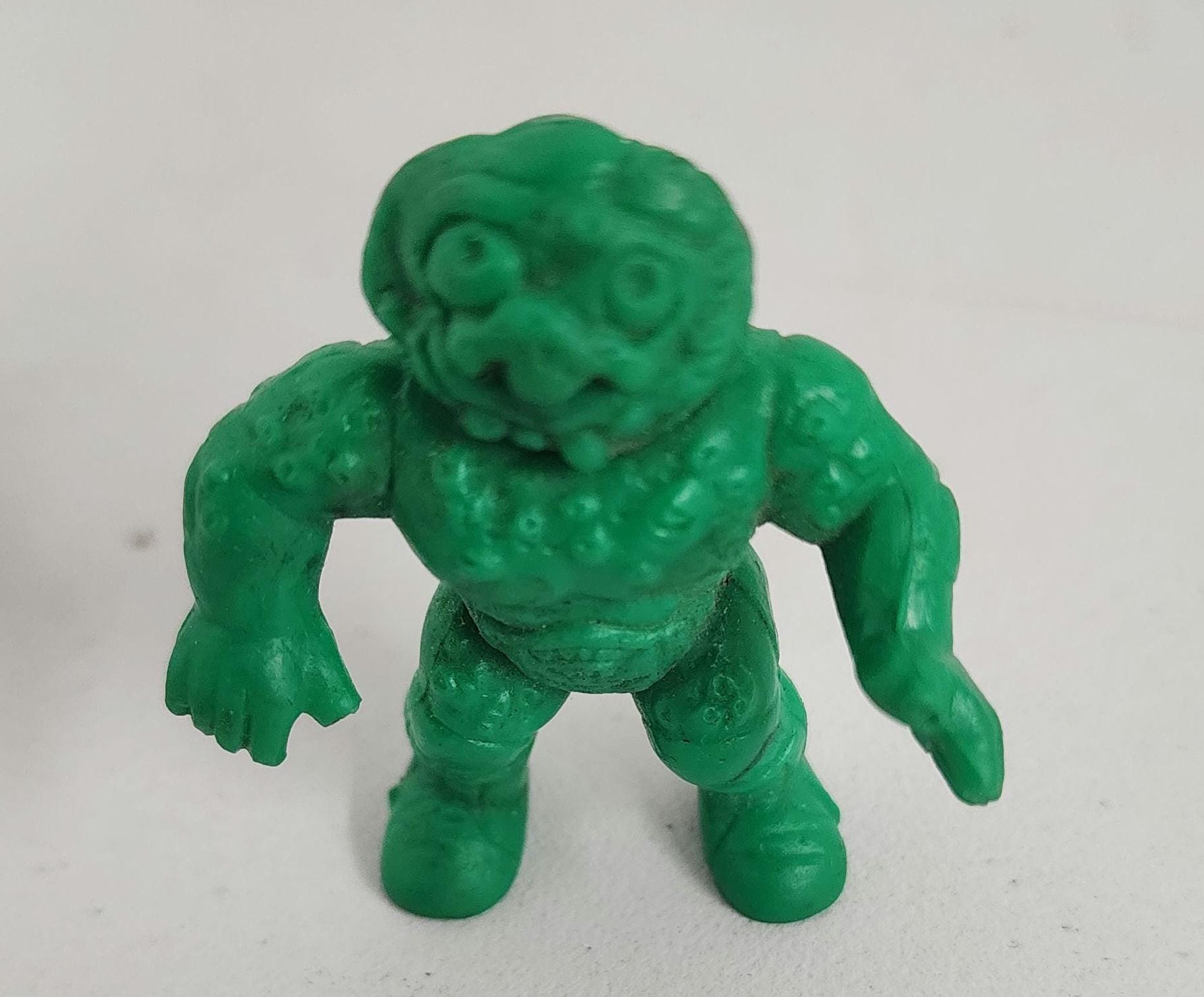 Vintahe Mel Appel Brain Ball Green Mini Figure 1986 Weird Ball
