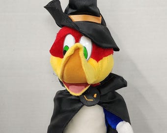 Vintage Woody Woodpecker Halloween Witch Plush With Tag 16"