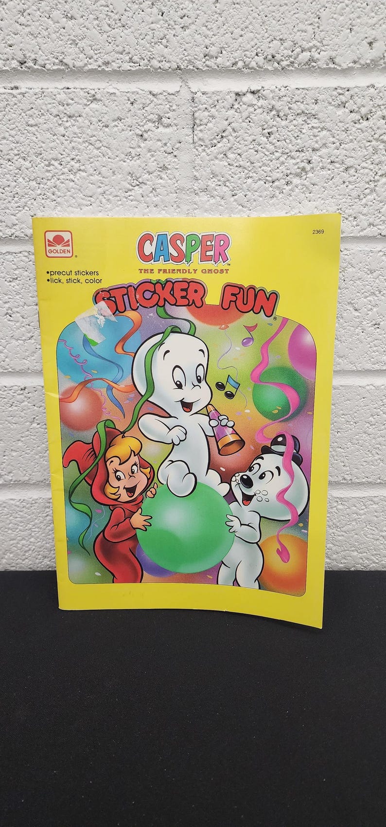 Vintage Golden Book Casper the Friendly Ghost Sticker Fun Unused - Etsy