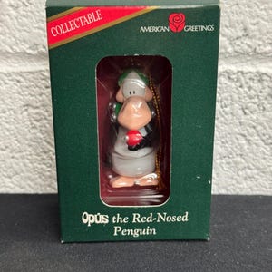 Opus the red nosed penguin american greeting ornament new in box