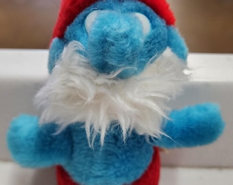Vintage Papa Smurf 7" Plush