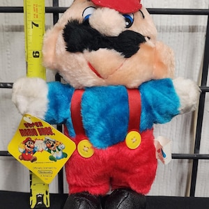 Vintage Acme Super Mario 9&quot; Plush With Tag