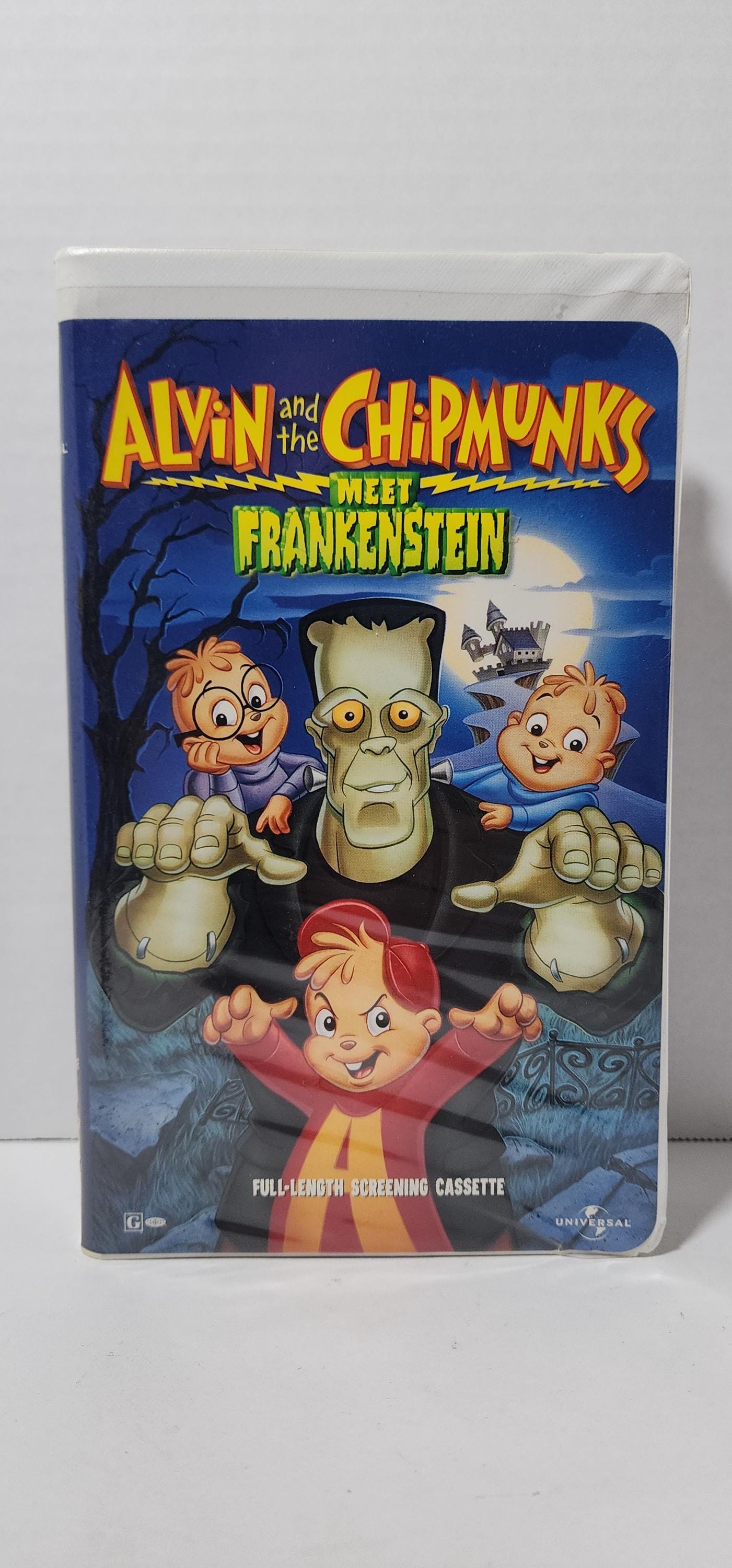 Alvin and the Chipmunks Meet Frankenstein Promo Demo VHS Pre Owned