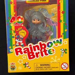 Rainbow Brite Tickled Pink CheeBee mini by loyal subjects chase glitter