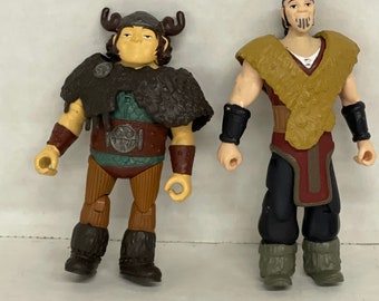 How To Train Your Dragon Viking Set Snoutlout and Eret