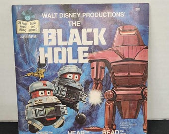 The Black Hole Walt Disney Read a Long Picture Book Vintage Kids