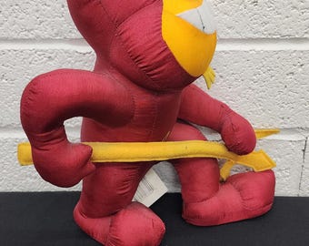 Vintage ASU Sun Devils Mascot Sparky Stuffins Plush With Tag 13