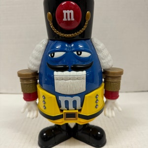 M&M blue nutcracker candy dispenser