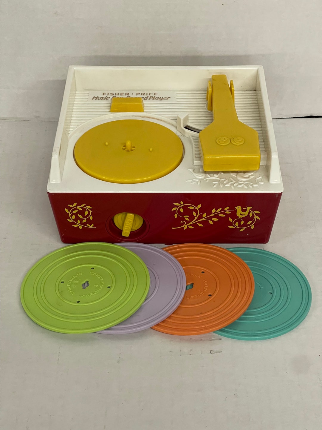 Fisher Price Record Playerremaketested Works With 4 Records Etsy