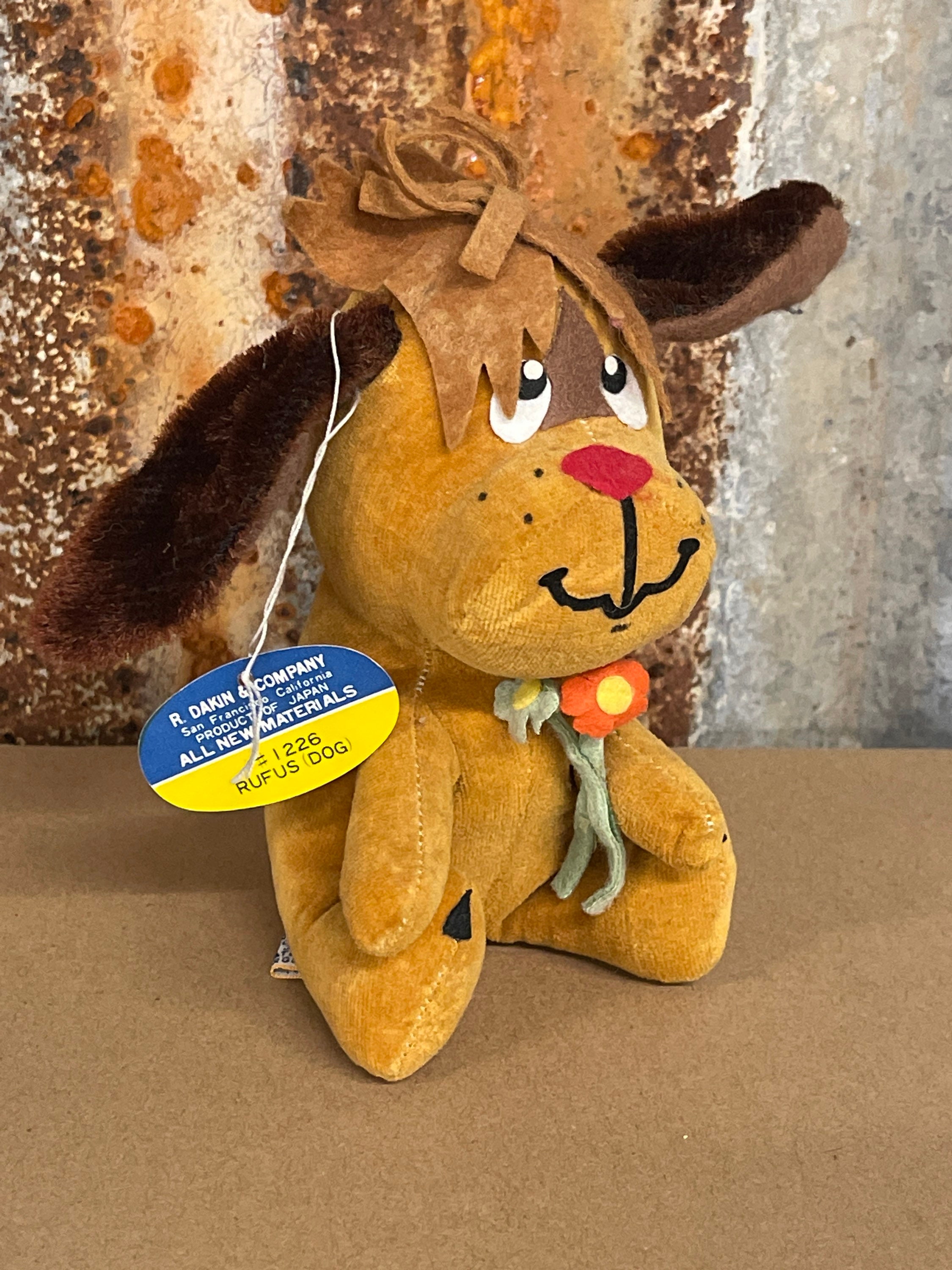 Vintage Dakin Dream Pets Rufus the Dog With Original Tag - Etsy