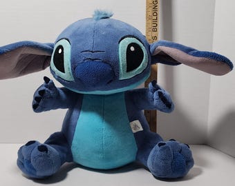 Disney Store Japan Stitch 12" Sitting Plush Lilo And Stitch