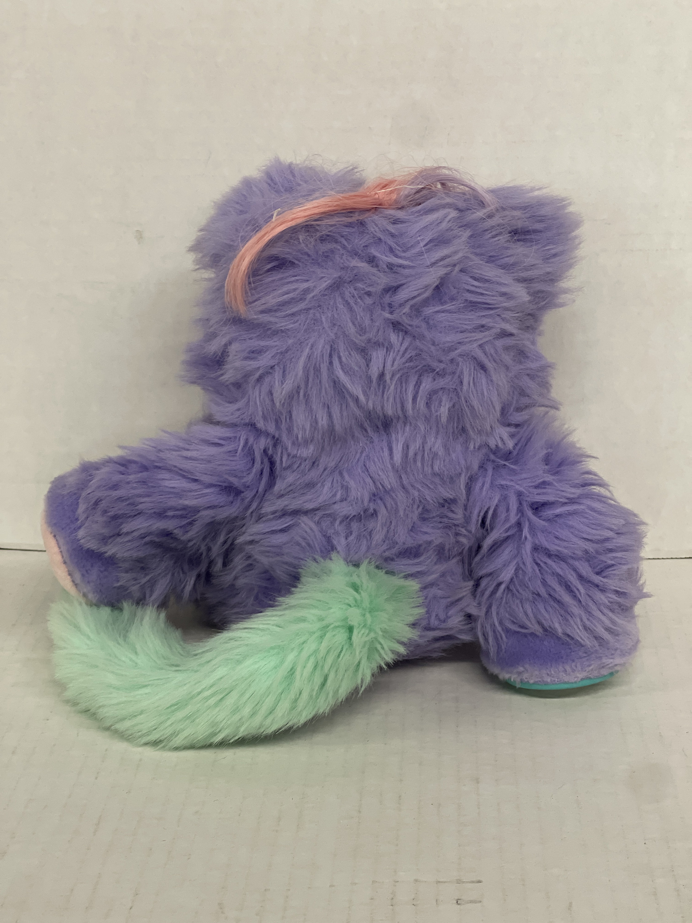 Vintage Amtoy Brush-a-loves Purple Posey Bear Plush - Etsy