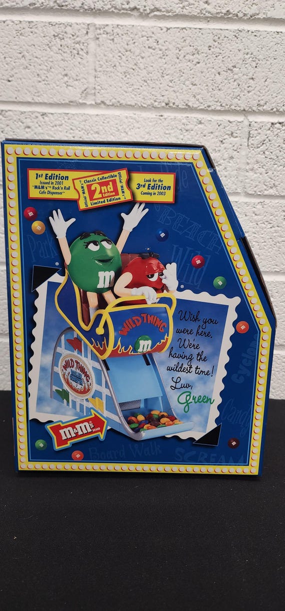 M&M Wild Thing Roller Coaster 2nd Edition Dispenser Brand New in