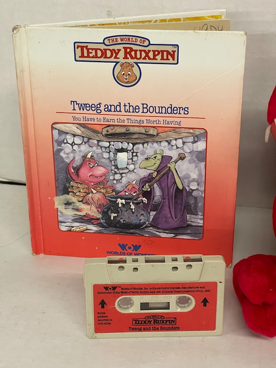 The Bounder Teddy Ruxpin Plush Puppet - Etsy