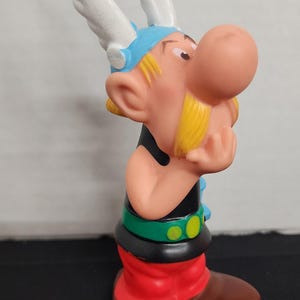 Vintage Rare Asterix Soft Plastic Figure Asterix le Gaulois 1967 6&quot;