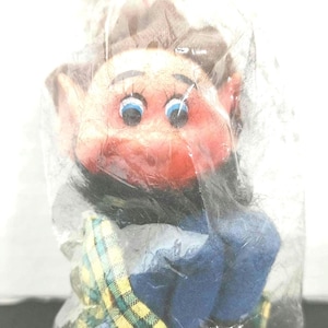 Vintage 1960’s Knee Hugger Kitsch Gnome Elf Pixie Jestia Japan Shelf Sitter