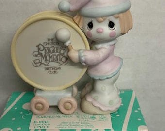 Precious Moments 1986 Symbol of Membership Our Club Can’t Be Beat birthday club figurine