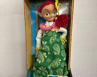 Disney Pixar Toy Story Hawaiian Jessie 15" Pull String Talking Doll Aloha Hawaii