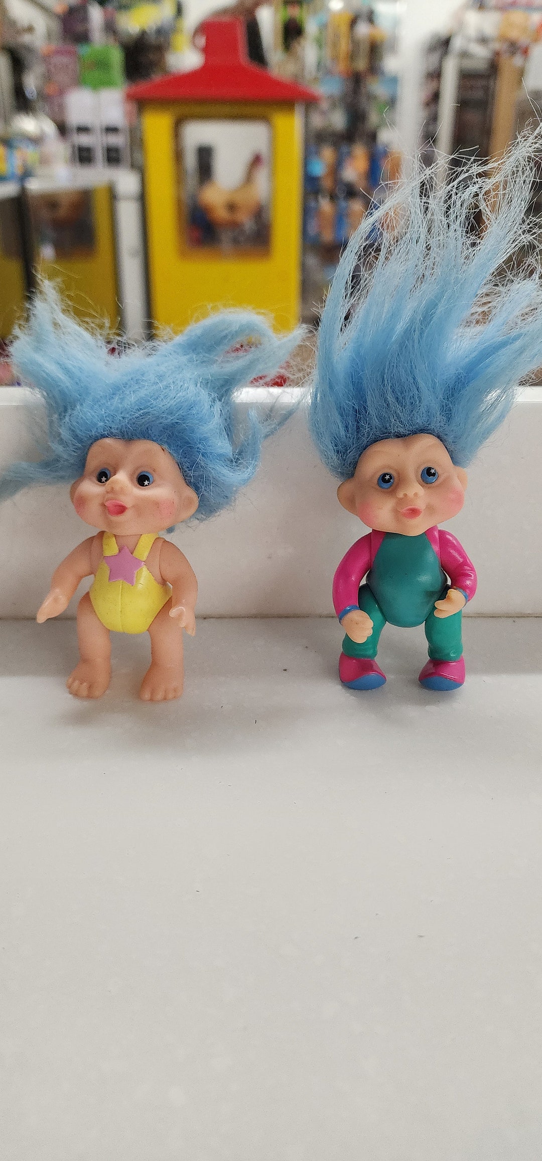 海外輸入人形 Applause magic ビンテージ トロール Trolls Vintage Magic Trolls Doll by Applause 1991 Orange Hair Cute