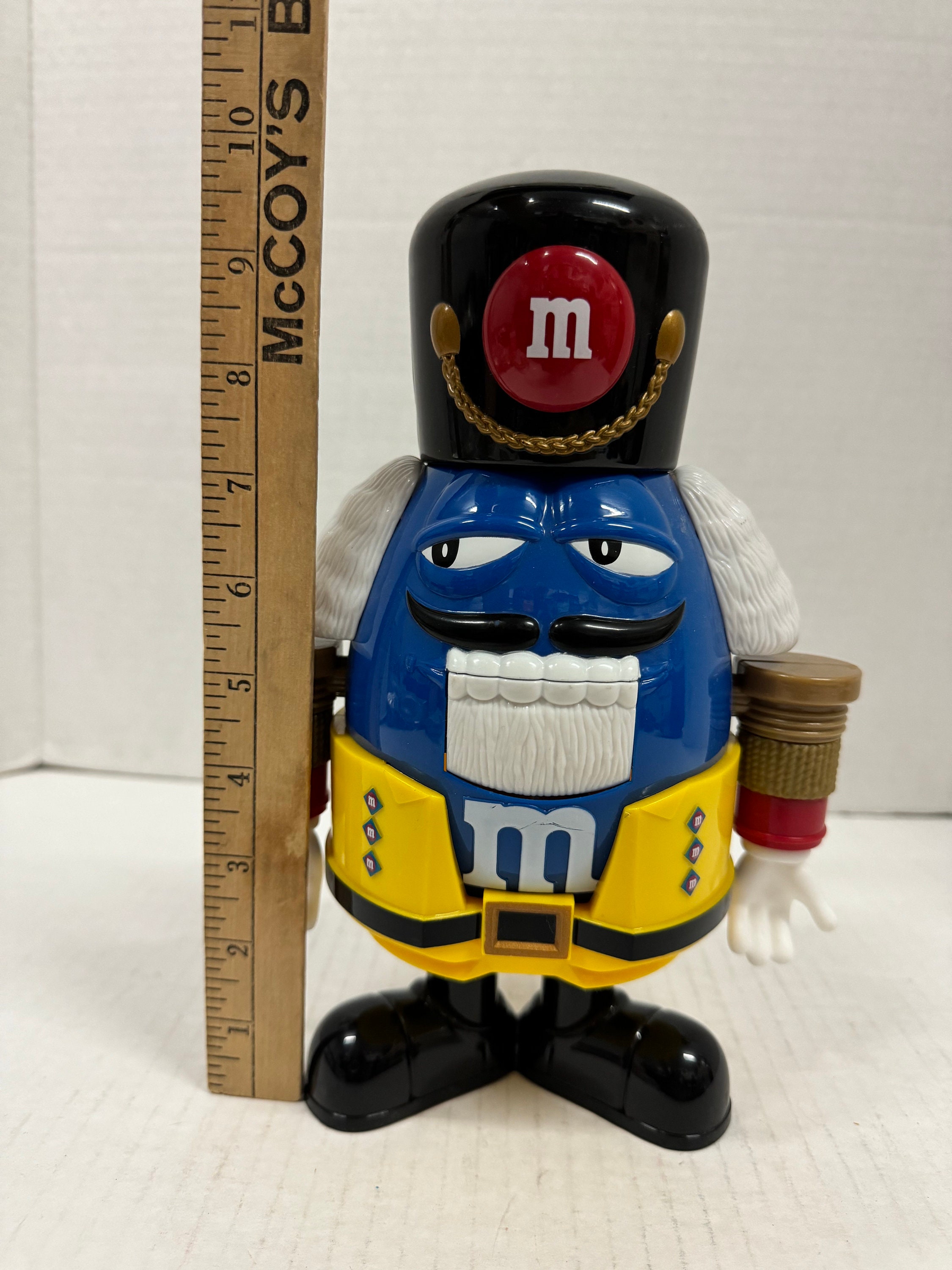 M&M Blue Nutcracker Candy Dispenser - Etsy