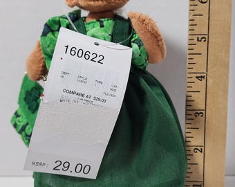 Annalee St. Patrick's Irish Lass Mouse Doll Brand New With Tag 8"