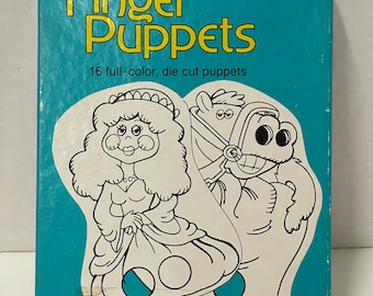 Vintage Trend Enterprises Once Upon A Time Finger Puppets In Box
