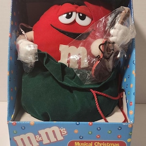 M&M Musical Christmas Display Figure Brand New In Box
