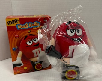 m＆m☆ Vintage M&M Red Color Character White Vinyl Shoes 12