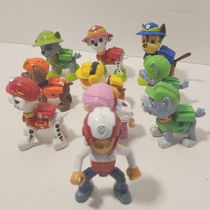 Paw Patrol Set Of 10 Figures