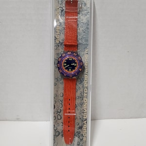 Swatch Watch Red Island Brand New Old Stock Scuba SDK106