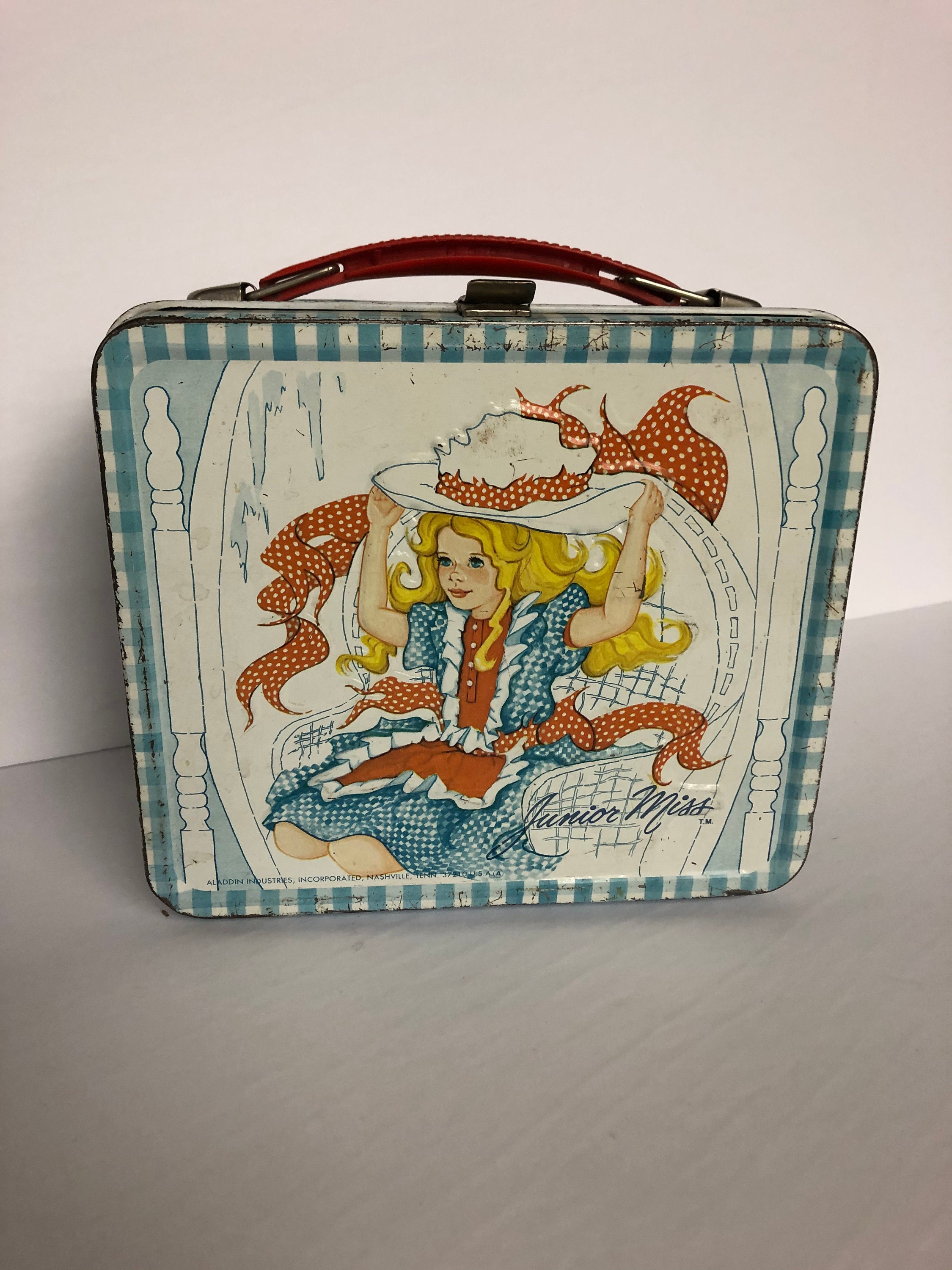 Vintage Junior Miss Metal Lunchbox - Etsy