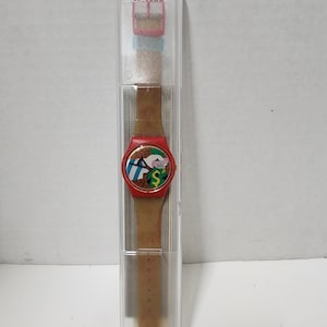 Vintage Swatch Watch College Dore GR116 New Old Stock