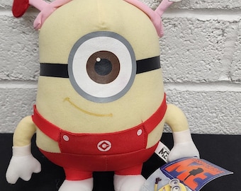 Despicable Me Valentines Cupid Minion Plush Brand New With Tag 9.5"