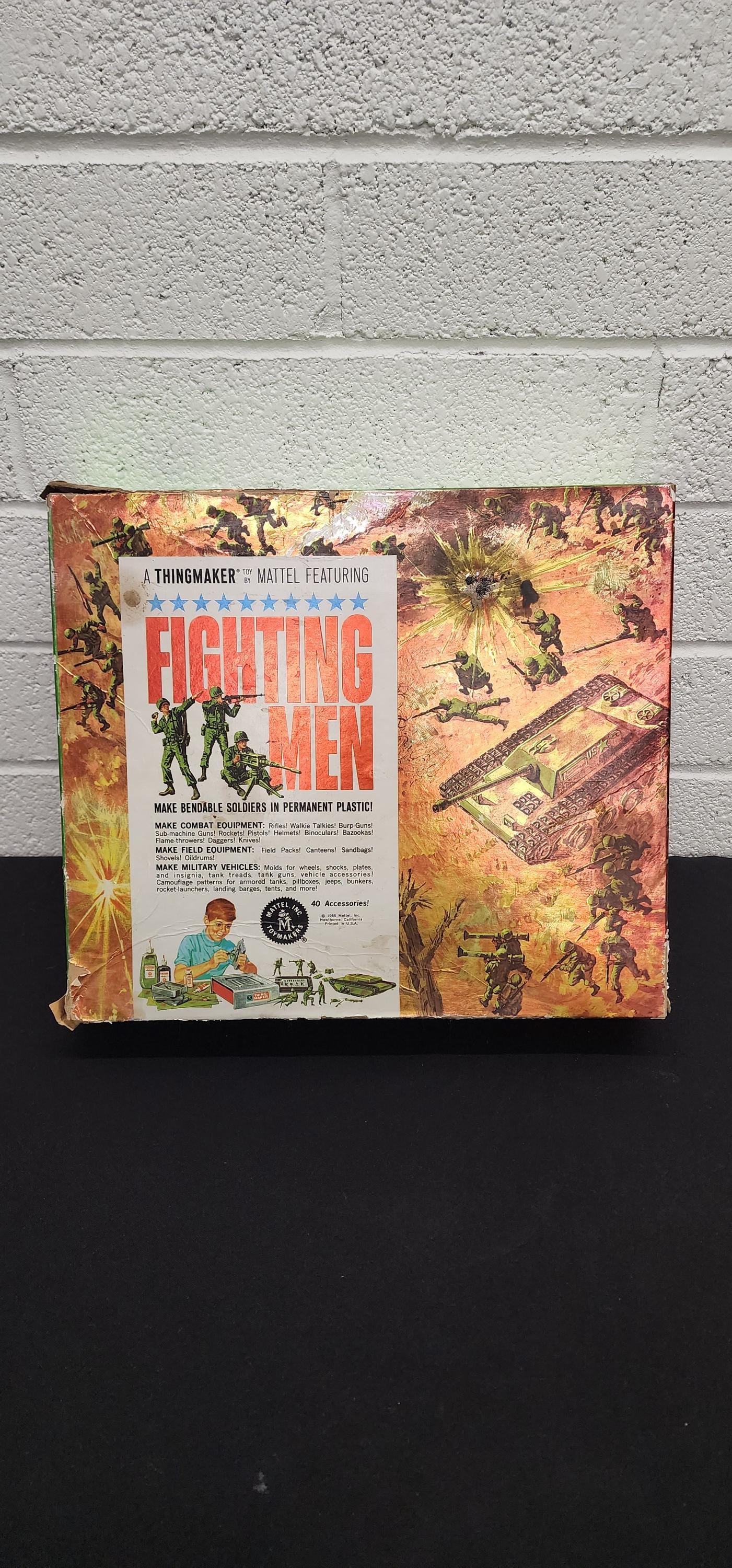 Vintage Mattel Thingmaker Fighting Men With Original Box - Etsy display picture 1