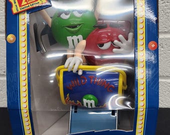 M&M Wild Thing Roller Coaster 2nd Edition Dispenser Brand New in
