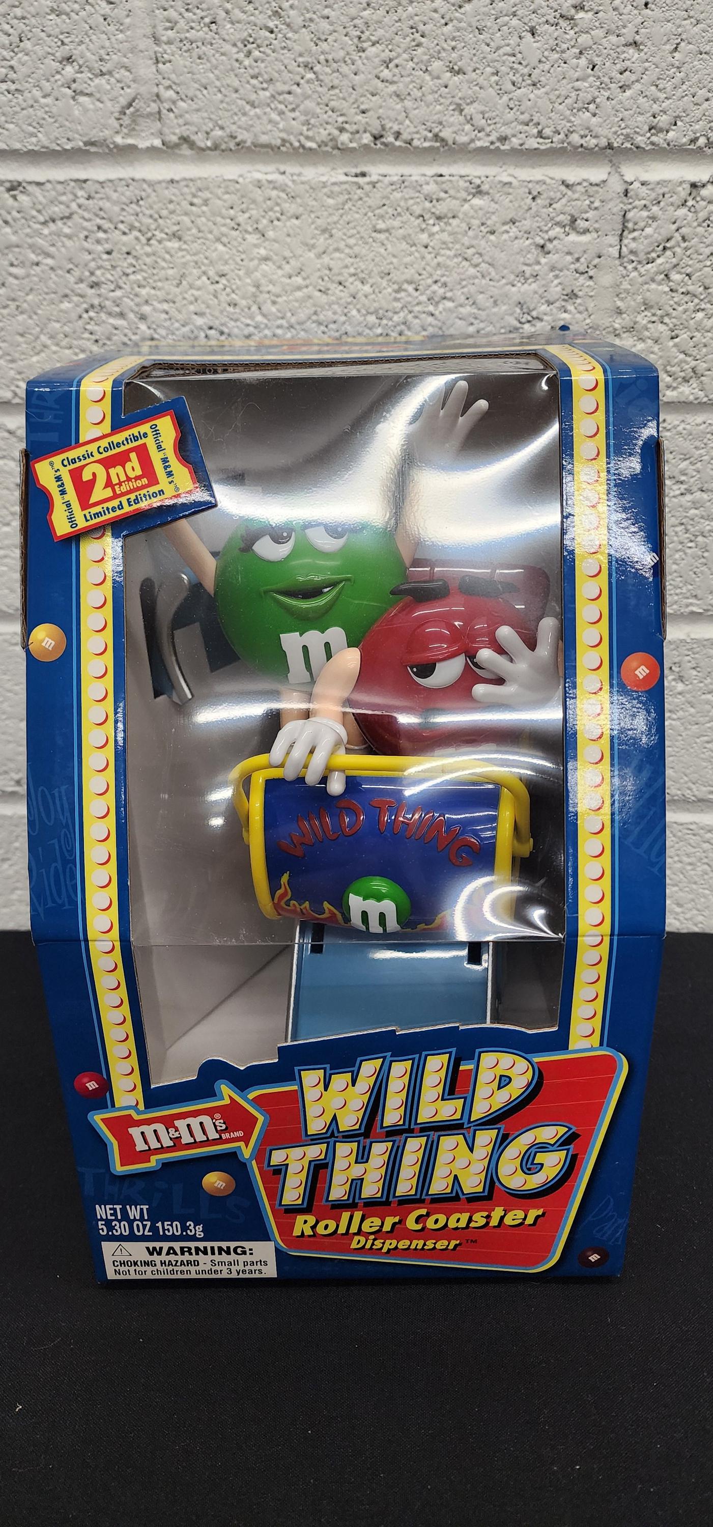 M&M Wild Thing Roller Coaster 2nd Edition Dispenser Brand New in