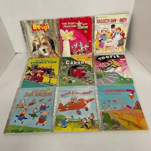 Vintage golden books mixed lot