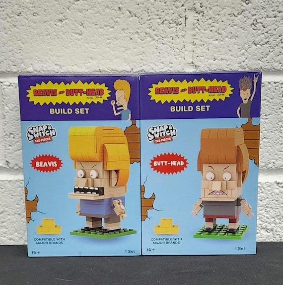Beavis and Butthead Snap and Switch Brick Build Set Brand New in